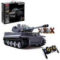 Конструктор Механо &laquo;Немецкий танк TIGER&raquo;, радиоуправление, 814 деталей