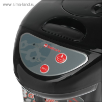 Термопот Sakura SA-335BF, 4.2 л, 750 Вт, 3 способа подачи воды, черный