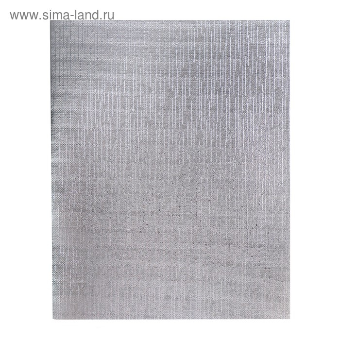 Тетрадь 48 листов, в клетку, METALLIC Тетрадь 48 листов, в клетку, METALLIC "Серебро", обложка бумвинил, блок офсет