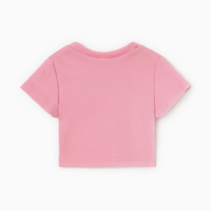 Футболка для девочки MINAKU, цвет розовый, рост 140 см