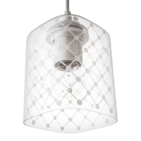 Плафон E27 бело-прозрачный Плафон E27 бело-прозрачный