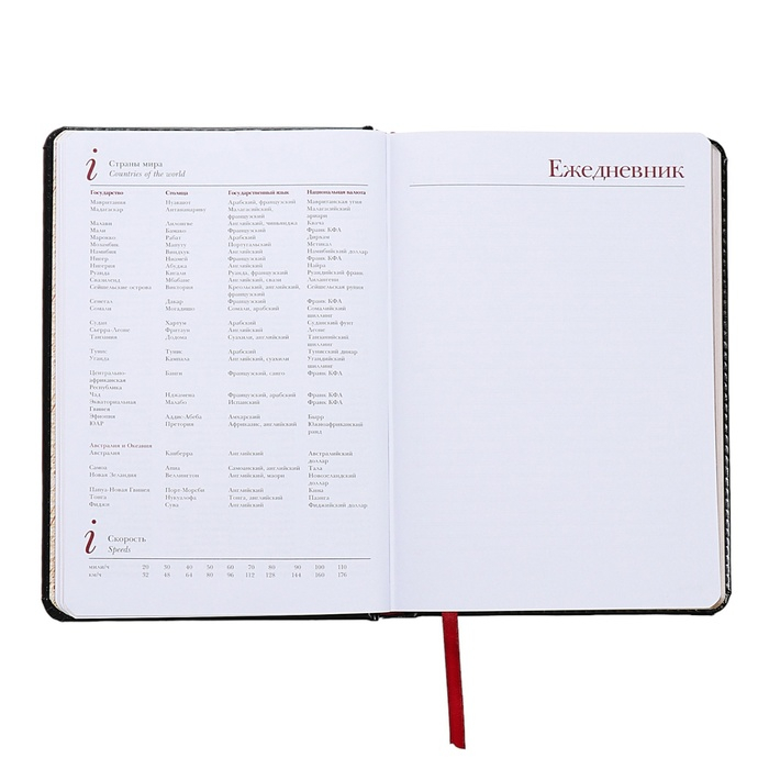 Ежедневник недатированный А5+, 136 листов Sidney Nebraska, твёрдая обложка, искусственная кожа, золотой срез, чёрный