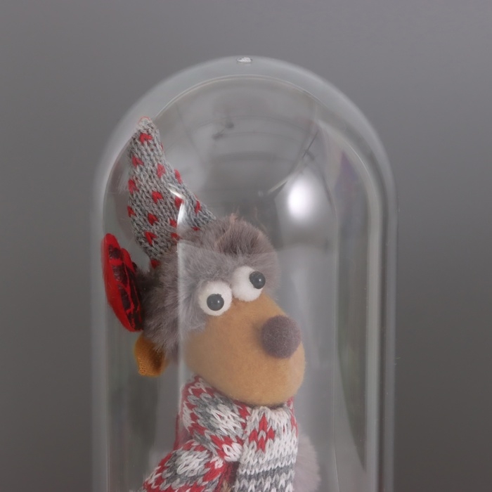 Ночник &laquo;Новогодний олень&raquo; LED 3хААА красный 11х11х22,5см