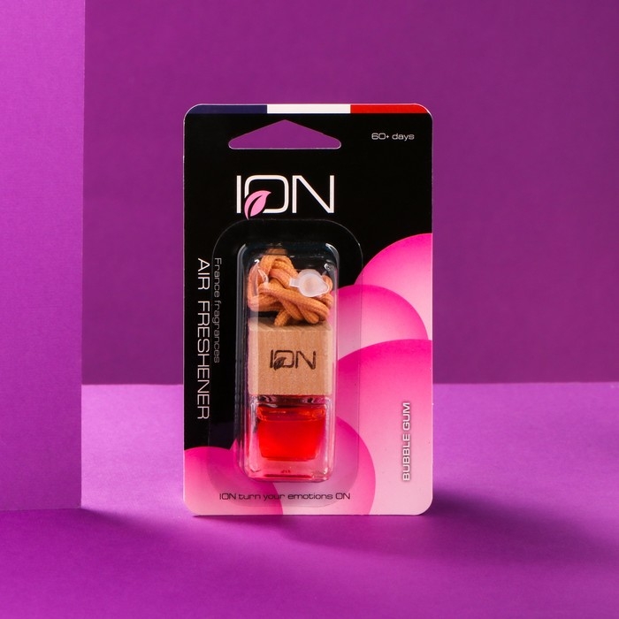 Ароматизатор подвесной бутылочка ION Бабл Гам, 5 мл, IL-15 Ароматизатор подвесной бутылочка ION Бабл Гам, 5 мл, IL-15