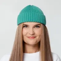 Шапка Hipsta, бирюзовая (тиффани)