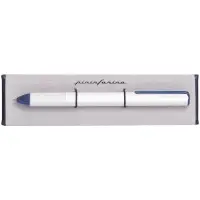 Ручка шариковая PF One, серебристая с синим Ручка шариковая PF One, серебристая с синим