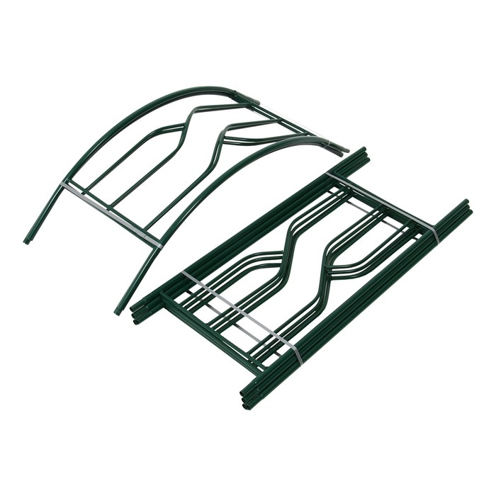 Арка садовая, разборная, 250 &times; 120 &times; 30 см, металл, зелёная