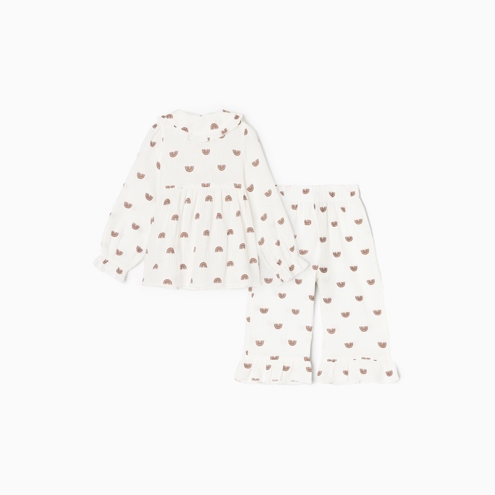 Пижама детская (рубашка и брюки) KAFTAN Пижама детская (рубашка и брюки) KAFTAN "Радуга" р.32 (110-116 см)