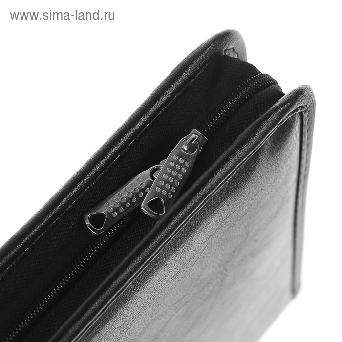 Папка деловая, искусственная кожа, для бумаг, 370 х 275 х 50 мм, с ручкой-трансформер, 3Д54 Папка деловая, искусственная кожа, для бумаг, 370 х 275 х 50 мм, с ручкой-трансформер, 3Д54 "Люкс", черная