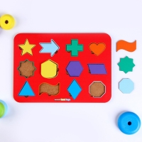 Рамка-вкладыш М. Монтессори &laquo;Геометрические фигуры 3&raquo;