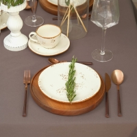 Скатерть Этель Kitchen 150х110 см, цвет коричневый, 100% хлопок, саржа 220 г/м2 Скатерть Этель Kitchen 150х110 см, цвет коричневый, 100% хлопок, саржа 220 г/м2