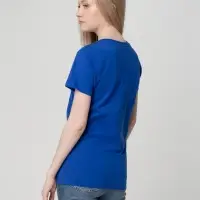 Футболка женская T-bolka Lady ярко-синяя, размер XXL