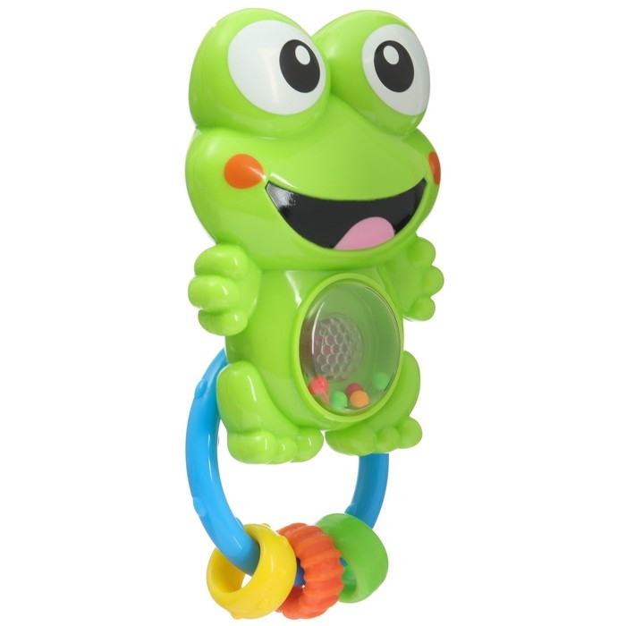Музыкальная погремушка «Лягушка», светится, Крошка Я Музыкальная погремушка «Лягушка», светится, Крошка Я