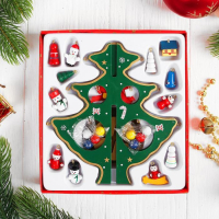 Сувенир новогодний "Елка на подставке" (градиент, цвет микс) Сувенир новогодний "Елка на подставке" (градиент, цвет микс)