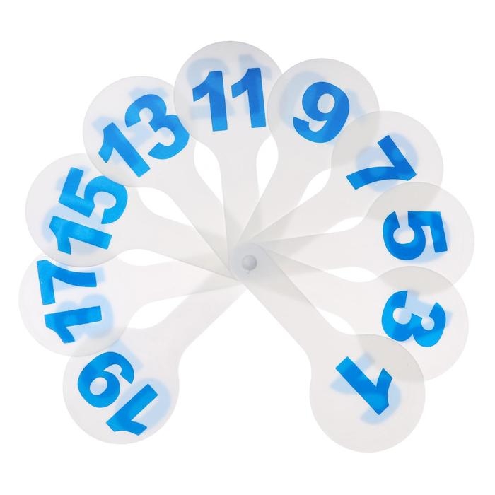 Веер-касса, цифры от 1 до 20, Calligrata, пакет с европодвесом, МИКС Веер-касса, цифры от 1 до 20, Calligrata, пакет с европодвесом, МИКС