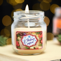 Ароматическая свеча в банке "Корица", 6,4х6 см Ароматическая свеча в банке "Корица", 6,4х6 см