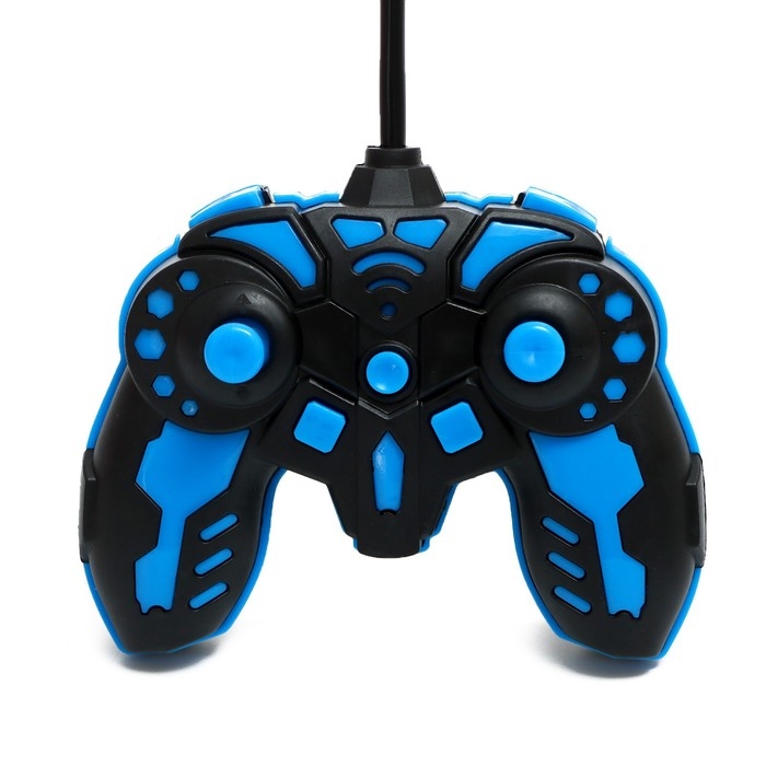 Машинка &laquo;Перевёртыш&raquo;, радиоуправляемая, работает от аккумулятора, цвет синий