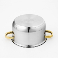 Кастрюля из нержавеющей стали с крышкой Доляна «Роскошь», 3 л, d=20 см Кастрюля из нержавеющей стали с крышкой Доляна «Роскошь», 3 л, d=20 см