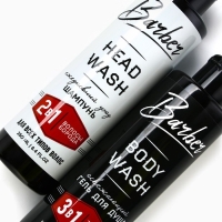 Подарочный набор косметики, гель для душа 250 мл и шампунь 250 мл, аромат ирландского виски, HARD LINE