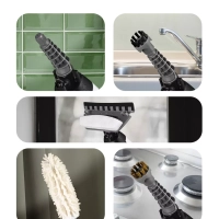 Паровая швабра и пароочиститель с насадками КТ-1088 (2 в 1)