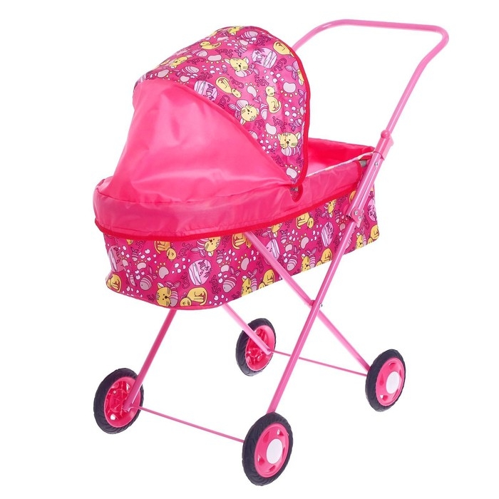 Коляска кукольная № 1, цвета МИКС Коляска кукольная № 1, цвета МИКС