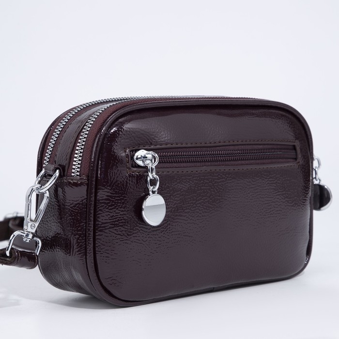 Сумка кросс-боди на молнии, цвет бордовый Сумка кросс-боди на молнии, цвет бордовый