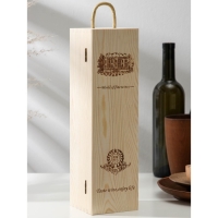 Ящик для хранения вина Доляна &laquo;Ливорно&raquo;, 35&times;10 см, на 1 бутылку