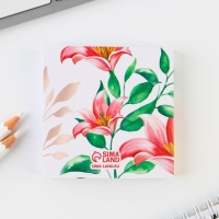 Подарочный набор &laquo;Дорогому учителю&raquo;, блокнот 125 листов, ручка пластик, синяя паста 0.7 мм