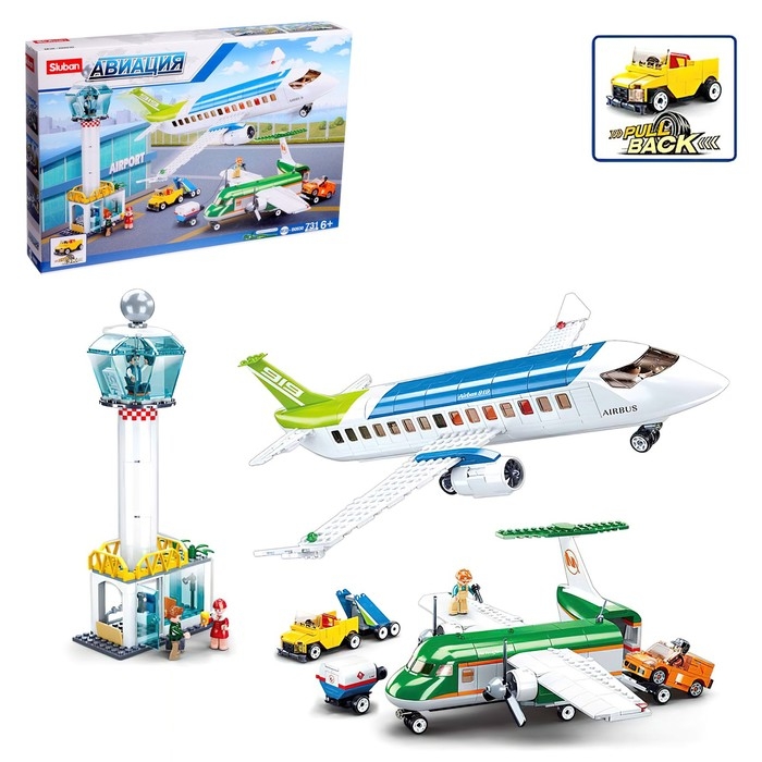 Конструктор Авиация &laquo;Аэропорт&raquo;, 731 деталь