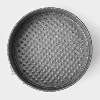 Форма для выпечки Доляна &laquo;Мрамор&raquo;, 17&times;7 см, съёмное дно, антипригарное покрытие, цвет серый