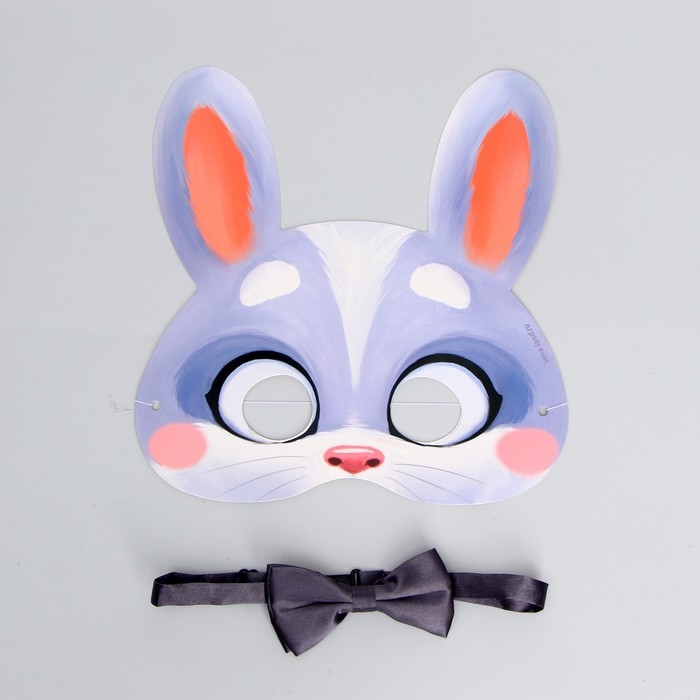 Карнавальный набор «Зайка» (маска+ бабочка) Карнавальный набор «Зайка» (маска+ бабочка)