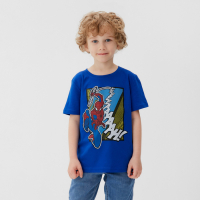 Футболка детская "Spidey" Человек-Паук, рост 122-128, синий