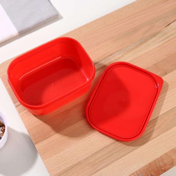 Ланч-бокс &laquo;Беру еду с собой&raquo;, прямоугольный, 500 мл