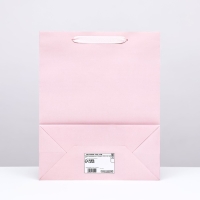 Пакет ламинированный &laquo;Розовый&raquo;, M 26 &times; 32 &times; 12 см