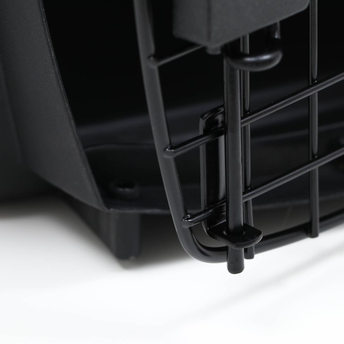 Переноска для животных с металлической дверью, 49 х 32 х 27, Серая Переноска для животных с металлической дверью, 49 х 32 х 27, Серая