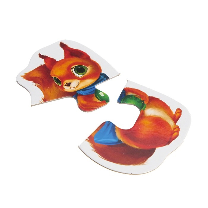 Макси-пазлы &laquo;Дед Мороз и его помощники&raquo;, 5 пазлов, 13 деталей