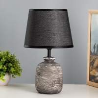 Настольная лампа "Тереза" Е14 40Вт черный 20х20х33см RISALUX Настольная лампа "Тереза" Е14 40Вт черный 20х20х33см RISALUX