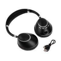 Наушники AKZ K53, беспроводные, полноразмерные, микрофон, подсветка RGB, чёрные Наушники AKZ K53, беспроводные, полноразмерные, микрофон, подсветка RGB, чёрные
