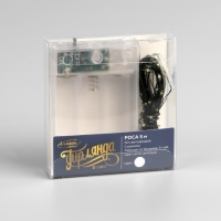 Гирлянда &laquo;Нить&raquo; 5 м роса, IP20, зелёная нить, 50 LED, 2 режима, батарейки AAх3 (нет в комплекте), свечение белое