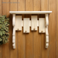 Вешалка "Добропаровъ" 4 крючка Вешалка "Добропаровъ" 4 крючка