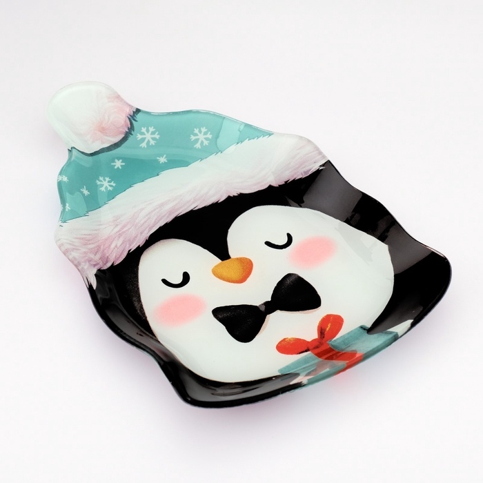 Тарелка Тарелка "Пингвин", 13,8 х 20,5 см