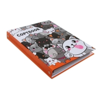 Тетрадь на кольцах A5 80 листов в клетку Calligrata "Коты", обложка 7БЦ, без вырубки под кольца, блок офсет Тетрадь на кольцах A5 80 листов в клетку Calligrata "Коты", обложка 7БЦ, без вырубки под кольца, блок офсет