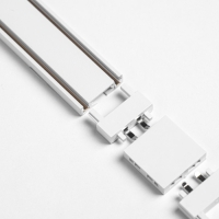 Коннектор ультратонкий i-образный белый 4,6х2,6х0,6 см Коннектор ультратонкий i-образный белый 4,6х2,6х0,6 см