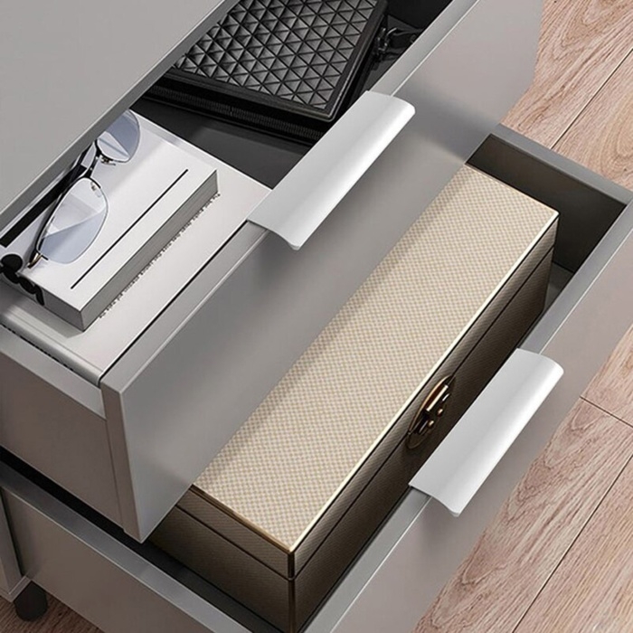 Ручка торцевая CAPPIO RT002CP, L=150 мм, м/о 128 мм, цвет матовый хром