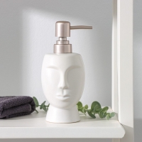 Дозатор для жидкого мыла SAVANNA «Вуду», 240 мл, цвет белый Дозатор для жидкого мыла SAVANNA «Вуду», 240 мл, цвет белый