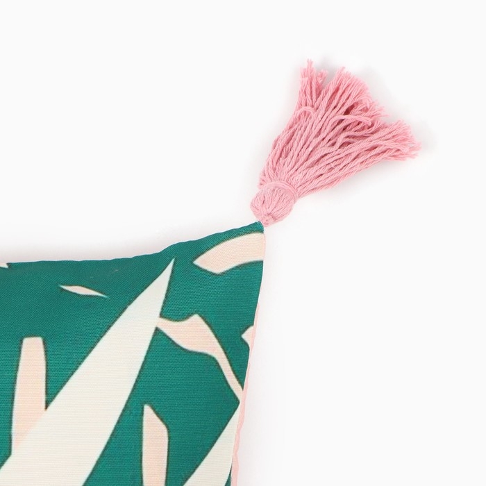 Наволочка декоративная с кисточками Этель Tropics 45х45 см, полиэстер