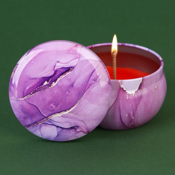 Новогодняя ароматическая свеча в банке «Новый год: Всё сбудется«Новый год: , аромат мандарин, 6 х 6 х 4 см. Новогодняя ароматическая свеча в банке «Новый год: Всё сбудется«Новый год: , аромат мандарин, 6 х 6 х 4 см.