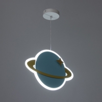Светильник подвесной "Планета" LED 24Вт голубой 30х5х60см Светильник подвесной "Планета" LED 24Вт голубой 30х5х60см