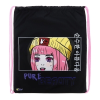 Мешок для обуви 490 х 410 мм, Оникс МО-27-1, "Аниме Beaute" Мешок для обуви 490 х 410 мм, Оникс МО-27-1, "Аниме Beaute"