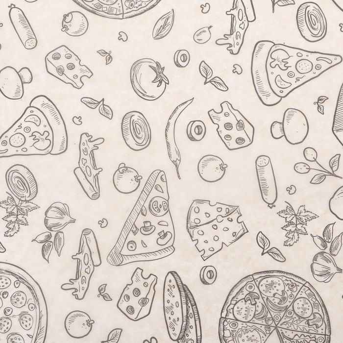 Подпергамент, пищевой &laquo;Пицца&raquo; 0,38 х 5 м